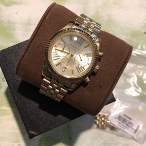 Gold Michael Kors watch